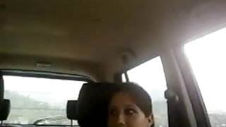 Northindian young Couples enjoyed in CAR Part-I 